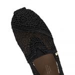 TOMS WOMAN ESPADRILLES CLASSIC BLACK MOROCCAN CROCHET - Image 3