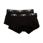 EMPORIO ARMANI SET OF 2 BOXERS BLACK