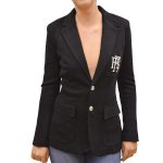 POLO RALPH LAUREN BLAZER JACKET BLACK WOMAN