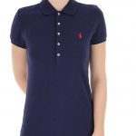 POLO RALPH LAUREN JULIE POLO SS KNT CRUICE NAVY