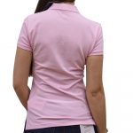 POLO RALPH LAUREN WOMAN SLIM FIT POLO SHIRT SLEEVE KNIT CARAMEL PINK - Image 3