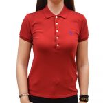 POLO RALPH LAUREN WOMAN JULIE POLO SS POLO RED