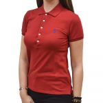 POLO RALPH LAUREN WOMAN JULIE POLO SS POLO RED - Image 2