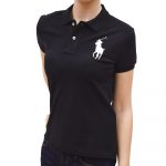POLO RALPH LAUREN SKINNY FIT WOMAN BIG PONY POLO WOMAN BLACK - Image 2