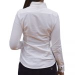 POLO RALPH LAUREN WOMAN W POLO BSR LONG SLEEVE KNIT SHIRT WHITE - Image 3