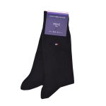 TOMMY SOCK 2 PACK BLACK