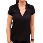 EMPORIO ARMANI WOMAN TOP BLACK
