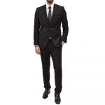 BOSS SUIT HUGE6/GENIUS5 BLACK