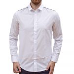 EMPORIO ARMANI SHIRT BIANCO OTTICO