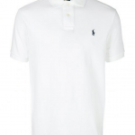 POLO RALPH LAUREN CUSTOM SLIM FIT BASIC MESH POLO WHITE