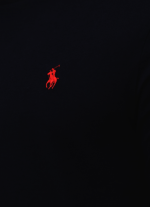 POLO RALPH LAUREN CUSTOM SLIM FIT M CLASSICS LONG SLEEVE T-SHIRT BLACK - Image 2