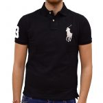POLO RALPH LAUREN SHIRT CUSTOM SLIM FIT BASIC MESH POLO BLACK
