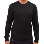 POLO RALPH LAUREN MEN LONG SLEEVE SWEATER BLACK