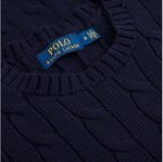 POLO RALPH LAUREN MEN CLASSICS LONG SLEEVE SWEATER BLUE - Image 4