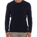 POLO RALPH LAUREN MEN CLASSICS LONG SLEEVE SWEATER BLUE