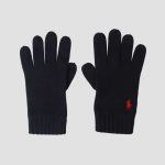 POLO RALPH LAUREN GLOVES MERINO WOOL PIPER NAVY
