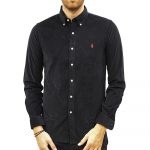 POLO RALPH LAUREN MCLASSICS 2 LONG SLEEVE SLIM  FIT SHIRT BLACK