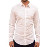 EMPORIO ARMANI SHIRT BIANCO OTTICO