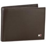 TOMMY HILFIGER ETON BIFOLD WALLET BROWN+EXTRA CARD HOLDER