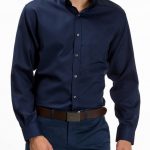 LACOSTE REGULAR FIT SHIRT PIQUE MARINE/MARINΕ
