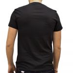 G-STAR BASE HTR V-NECK T-SHIRTS 2 PACK SOLID BLACK - Image 3