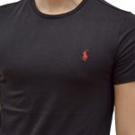 POLO RALPH LAUREN CUSTOM SLIM FIT JERSEY BLACK - Image 3
