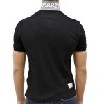 LA MARTINA REGULAR FIT STRETCH PIQUE POLO  BLACK - Image 3
