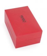 HUGO  E-SPOT ROUND BRASS CUFFLINKS BLACK - Image 3