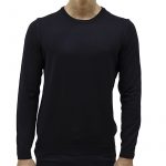 BOSS C CAIO FINE-KNIT SWEATER IN MERINO WOOL BLACK