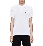 LACOSTE L1212 POLO CLASSIC FIT IN PETIT PIQUE WHITE