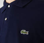 LACOSTE L1212 POLO CLASSIC FIT IN PETIT PIQUE DARK BLUE - Image 5