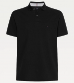 TOMMY HILFIGER MAN CORE 1985 REGULAR FIT POLO BLACK - Image 4