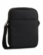 LACOSTE SLIM VERTICAL CAMERA BAG BLACK