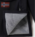 NAPAPIJRI RAINFOREST POCKET WINTER JACKET BLU MARINE - Image 8