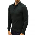 LACOSTE LONG-SLEEVE POLO REGULAR FIT VERT - Image 4