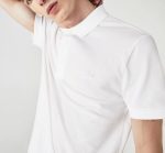 LACOSTE REGULAR FIT PARIS POLO STRETCH COTTON BLANC - Image 2