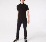 LACOSTE REGULAR FIT PARIS POLO STRETCH COTTON NOIR
