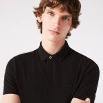 LACOSTE REGULAR FIT PARIS POLO STRETCH COTTON NOIR - Image 2