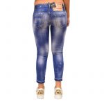 DSQUARED2 LIGHT SUPER BLEACHED HOLES JENNIFER CROPPED JEANS BLUE WOMAN - Image 4