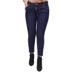 DSQUARED2 MEDIUM WAIST CROPPED TWIGGY JEAN BLUE