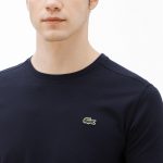 LACOSTE TECHNICAL JERSEY T-SHIRT NAVY MARINE - Image 3