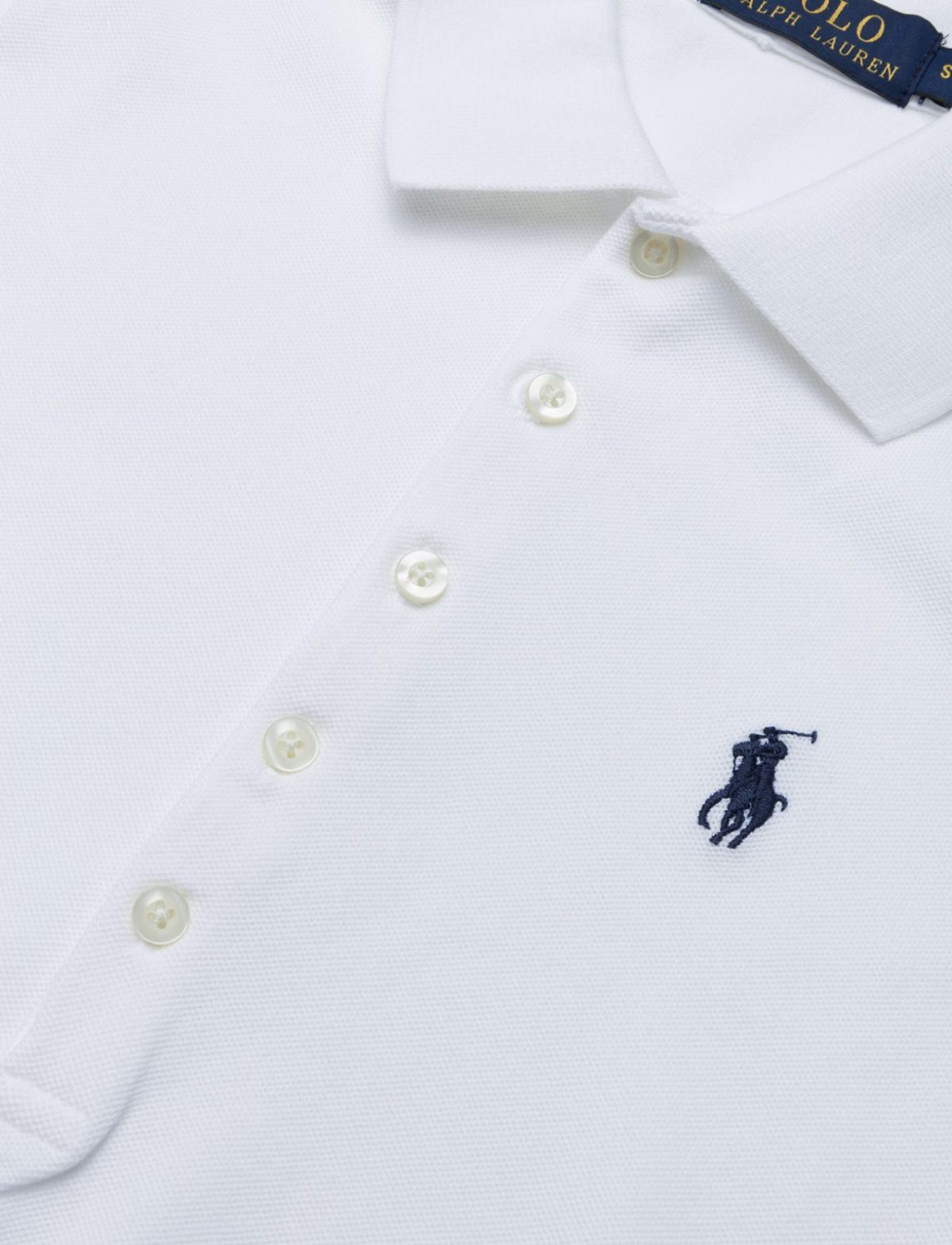 POLO RALPH LAUREN JULIE POLO SS KNT WHITE - Image 4