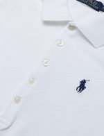 POLO RALPH LAUREN JULIE POLO SS KNT WHITE - Image 4