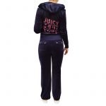 JUICY COUTURE WOMAN REGAL STACK VELOUR ROBERTSON JACKET BLUE - Image 4