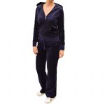 JUICY COUTURE WOMAN REGAL STACK VELOUR ROBERTSON JACKET BLUE - Image 3