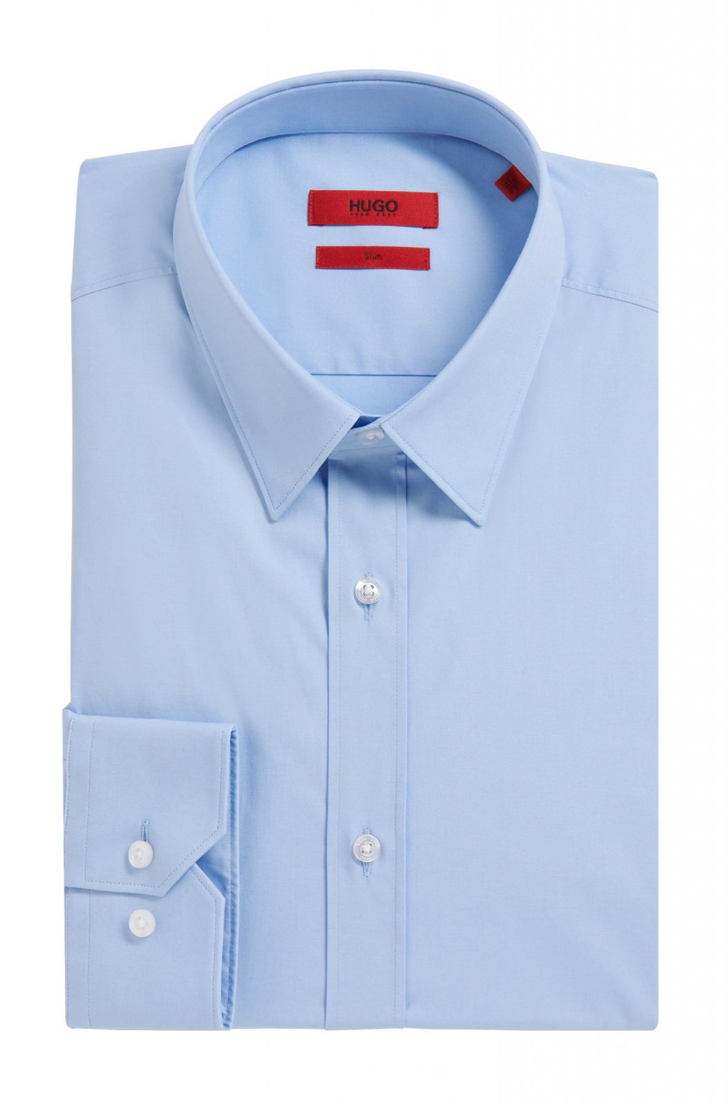 hbeu50289618_459_31 HUGO SHIRT ELISHA BLUE PAL EXTRA SLIM FIT - Image 1