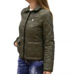 POLO RALPH LAUREN W CROPPED BARN JACKET GREEN - Image 2