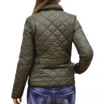 POLO RALPH LAUREN W CROPPED BARN JACKET GREEN - Image 4