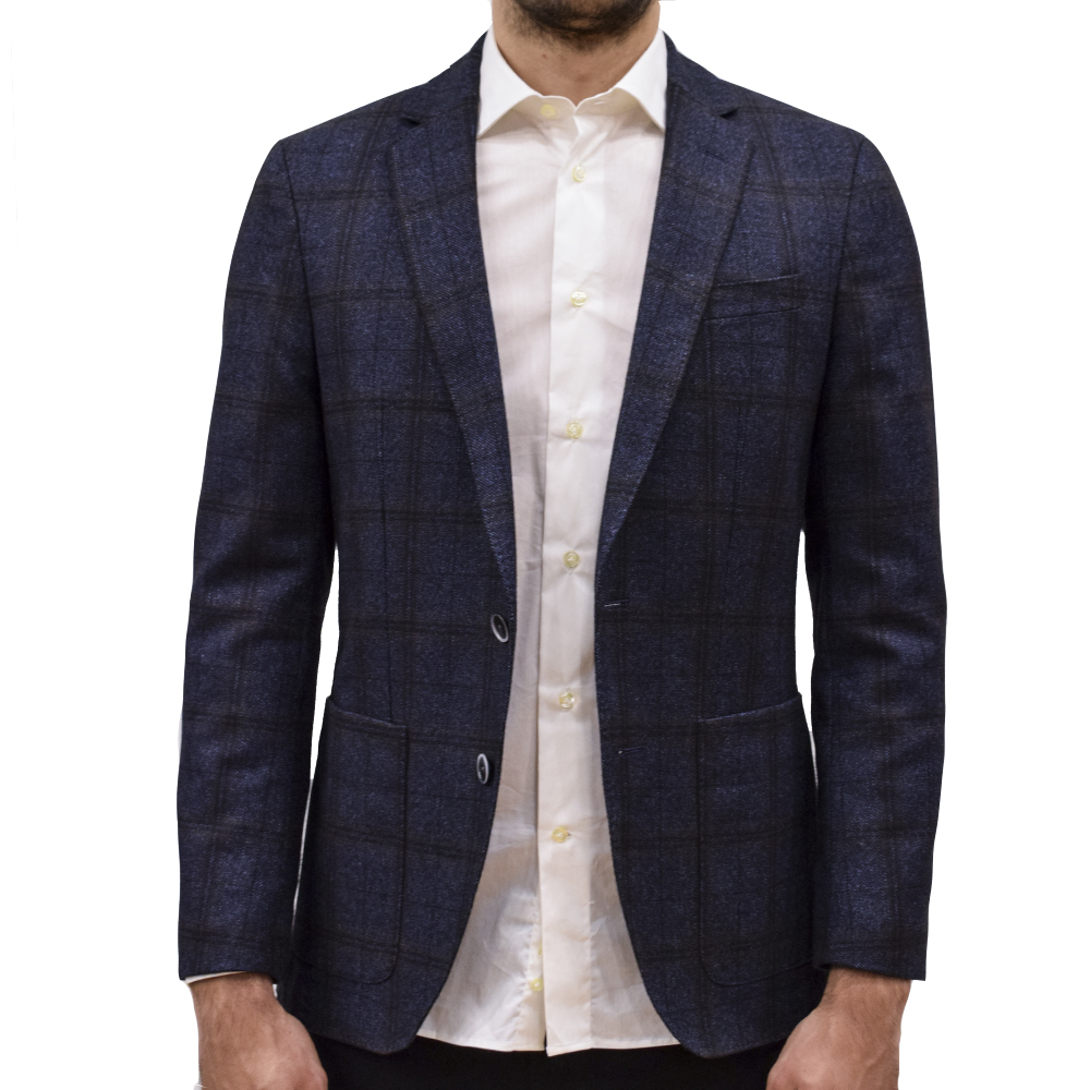 50438688-402-1 BOSS JACKET HAYLON SLIM FIT JACKET DARK BLUE - Image 1