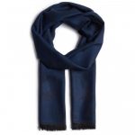 EMPORIO ARMANI SCIARPA 43X185 WO PC SCARF COBALT BLUE
